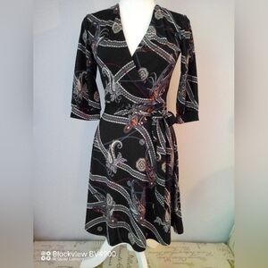 H&M paisley dress - excellent condition xs